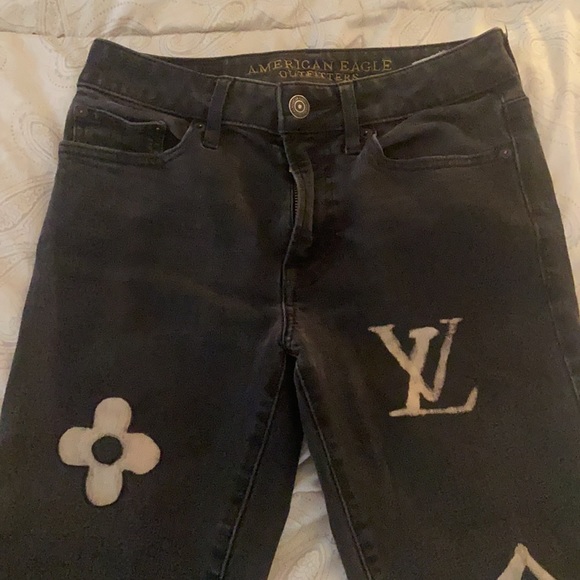 Custom American Eagle Louis Vuitton Jeans - Picture 3 of 10